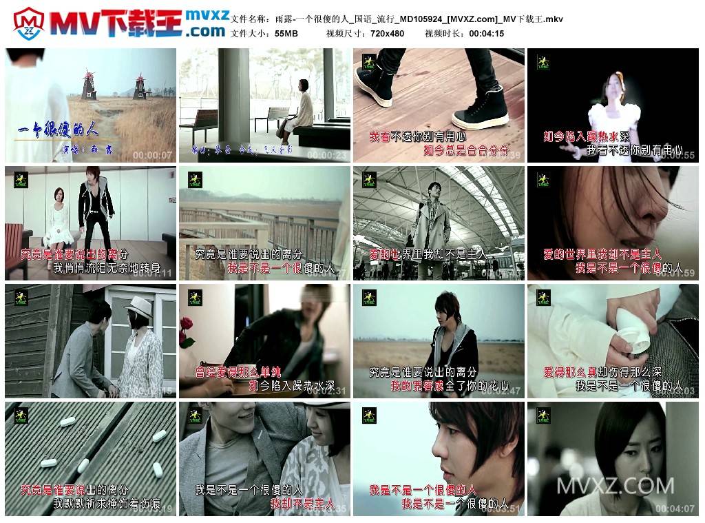 雨露-一个很傻的人_国语_流行_MD105924